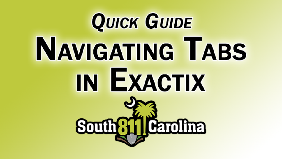 Navigating Tabs In Exactix