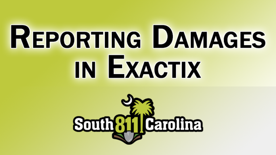 Damage Reporting In Exactix